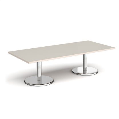 Pisa rectangular coffee table with round bases - PCR1800-LG