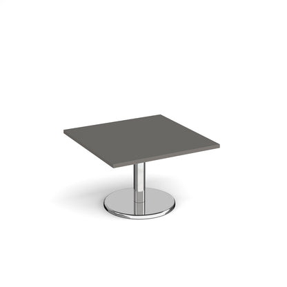 Pisa square coffee table with round base - PCS800-OG