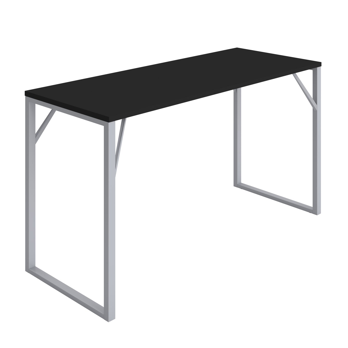Picnic High Bench|2000x800|Black-Silver