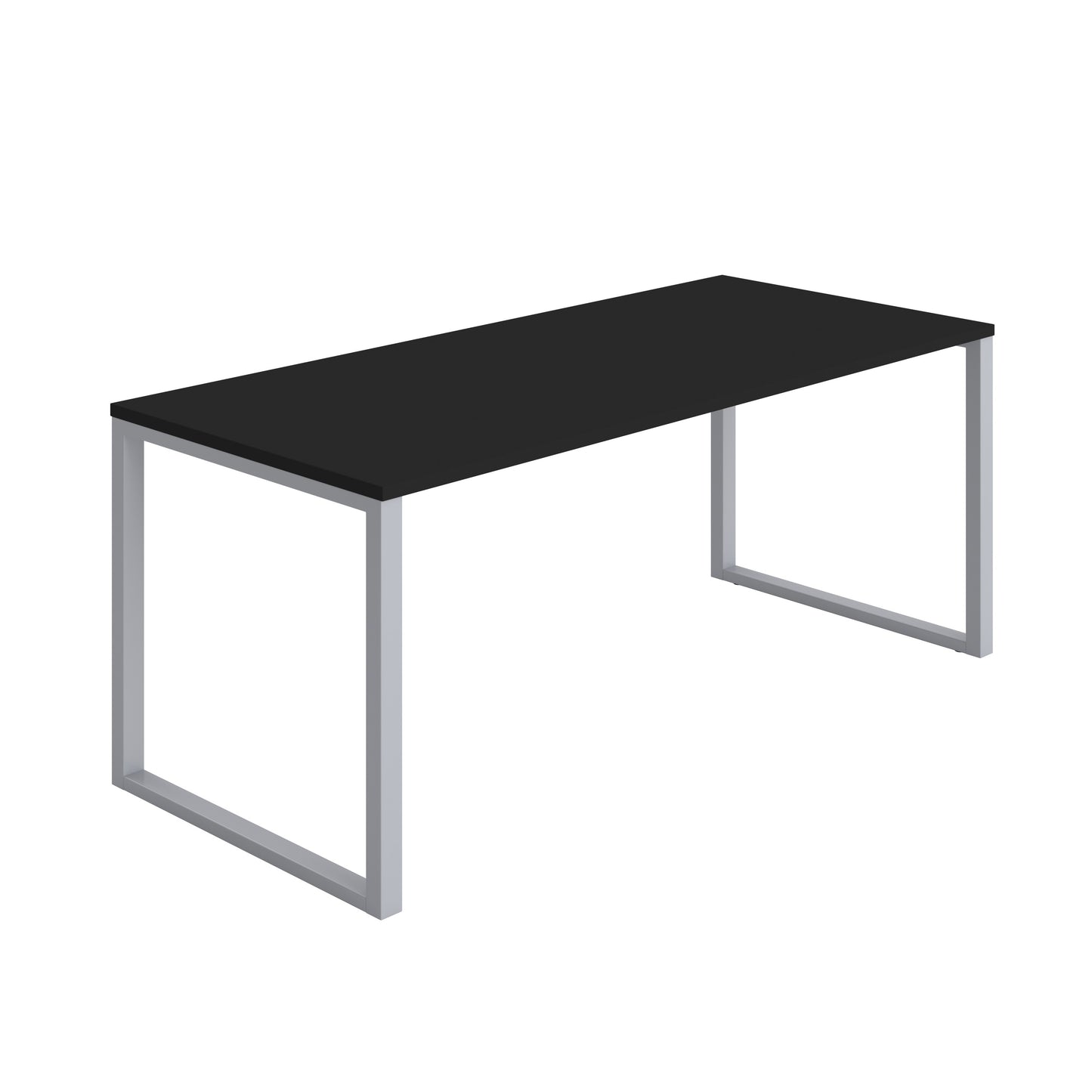 Picnic Low Bench|1800x800|Black-Silver