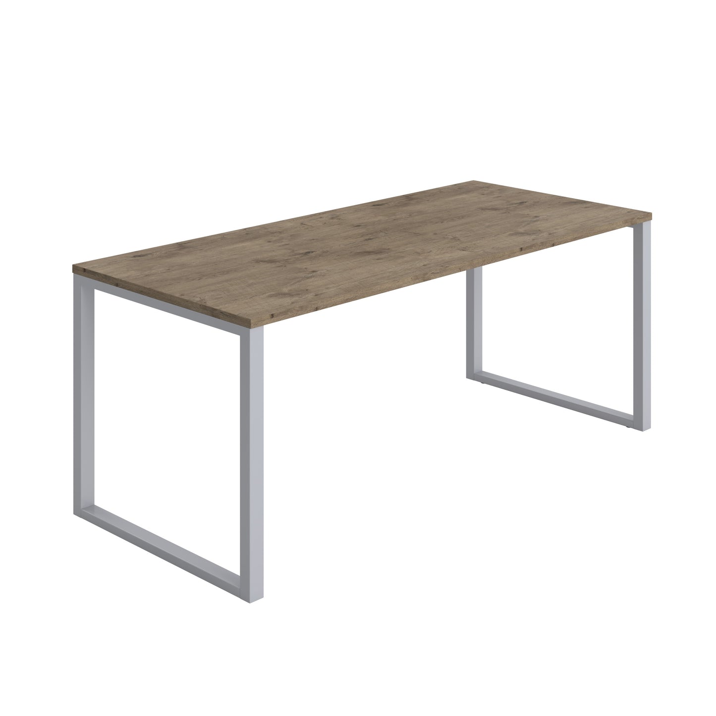 Picnic Low Bench|1800x800|Grey Nebraska Oak-Silver