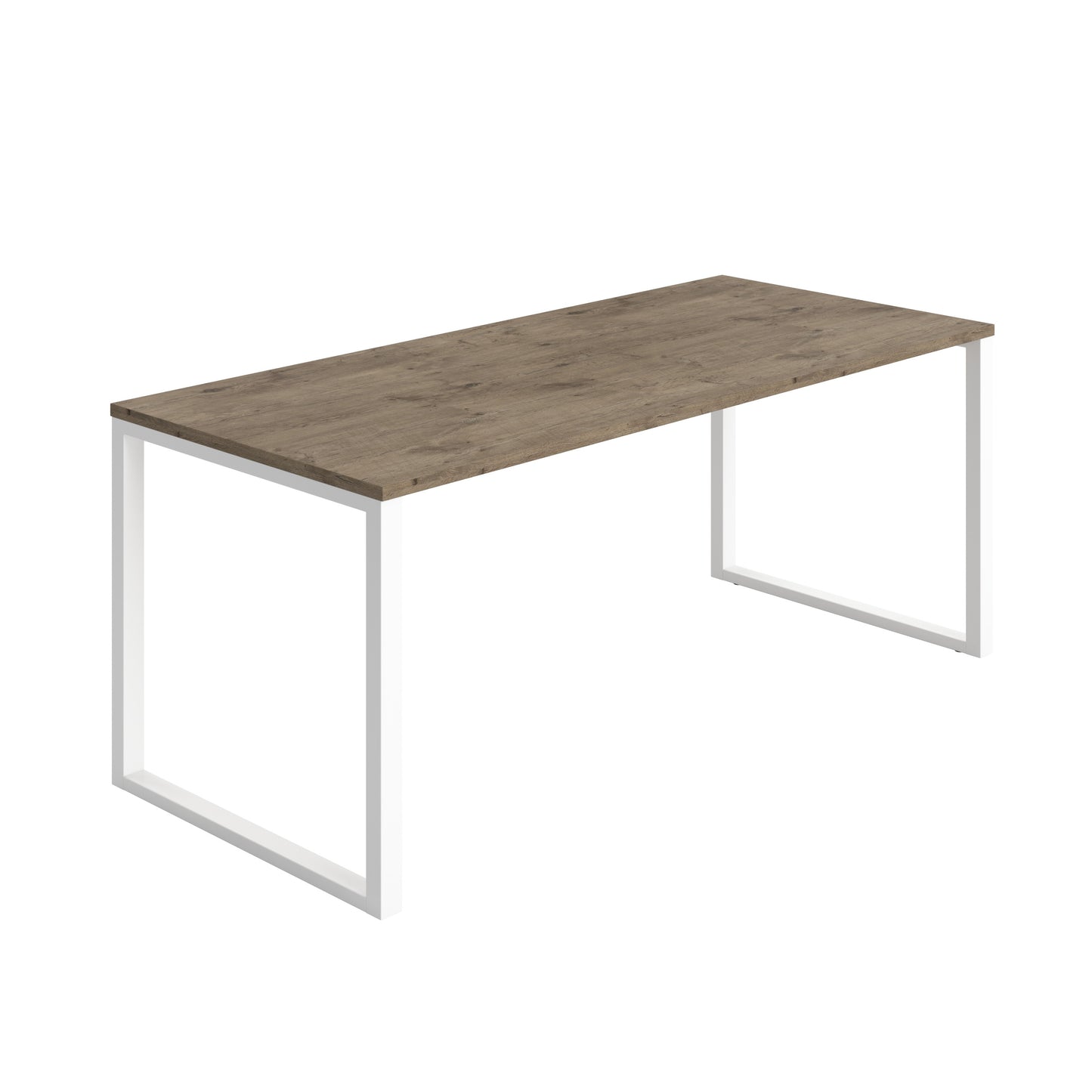 Picnic Low Bench|1800x800|Grey Nebraska Oak-White