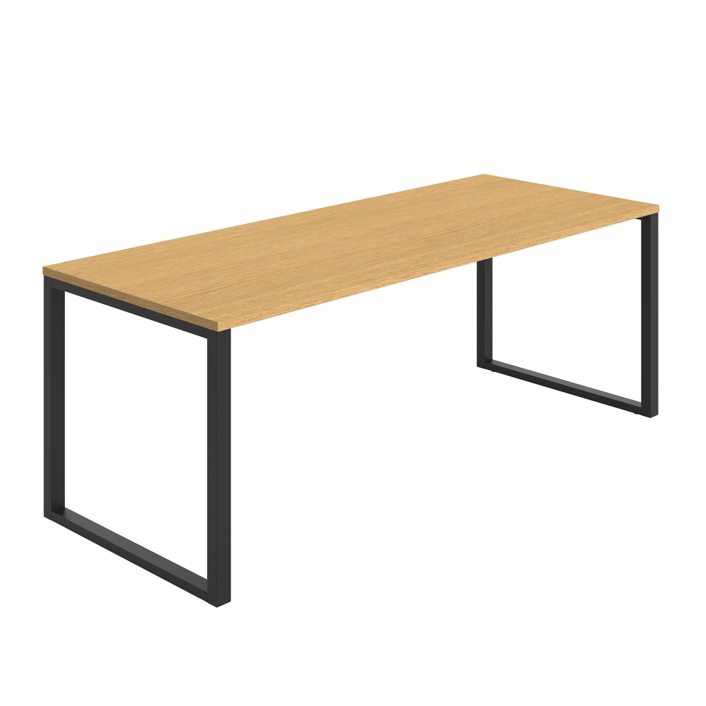 Picnic Low Bench|2000x800|Sorano Oak-Black