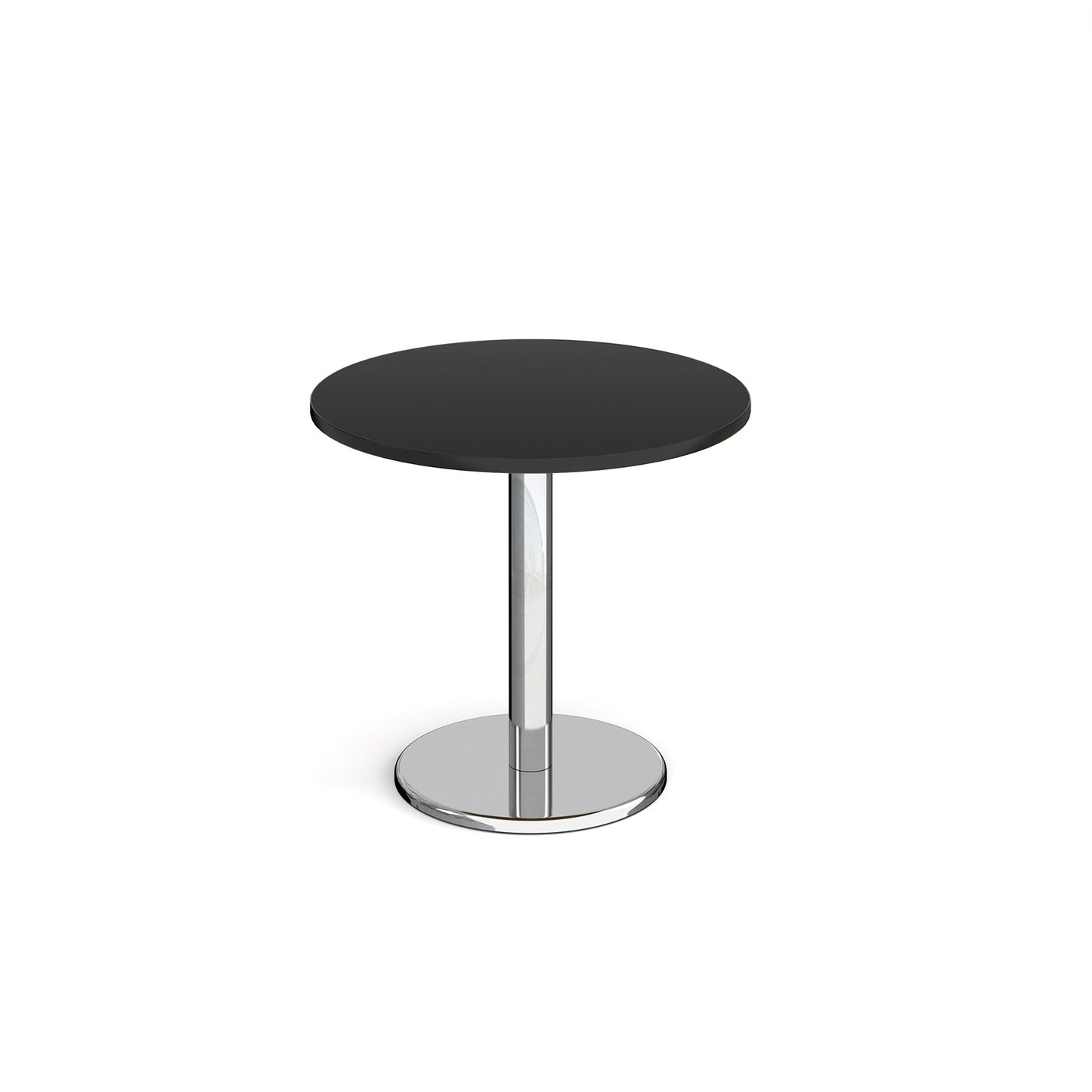 Pisa circular dining table with round base - PDC800-BK