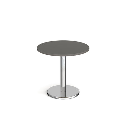 Pisa circular dining table with round base - PDC800-OG