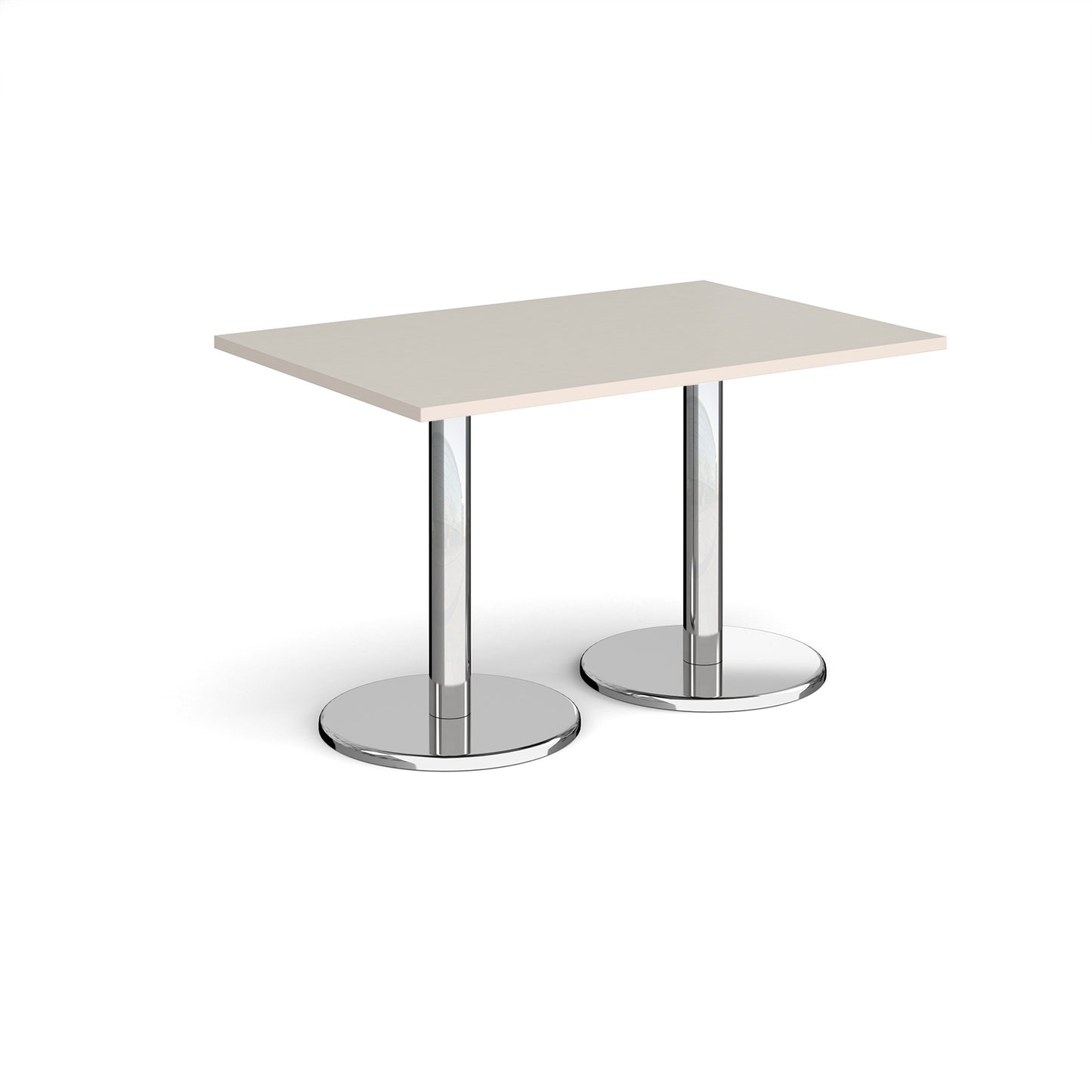 Pisa rectangular dining table with round bases - PDR1200-LG