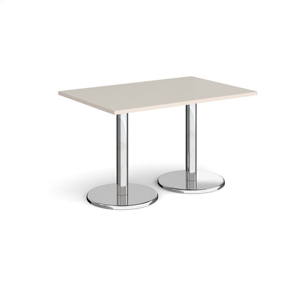 Pisa rectangular dining table with round bases - PDR1200-LG