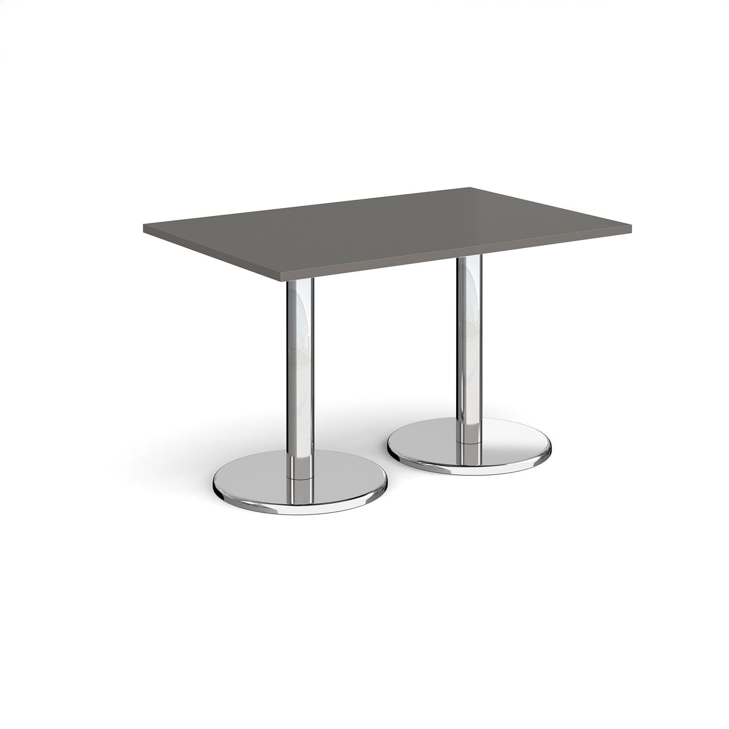Pisa rectangular dining table with round bases - PDR1200-OG