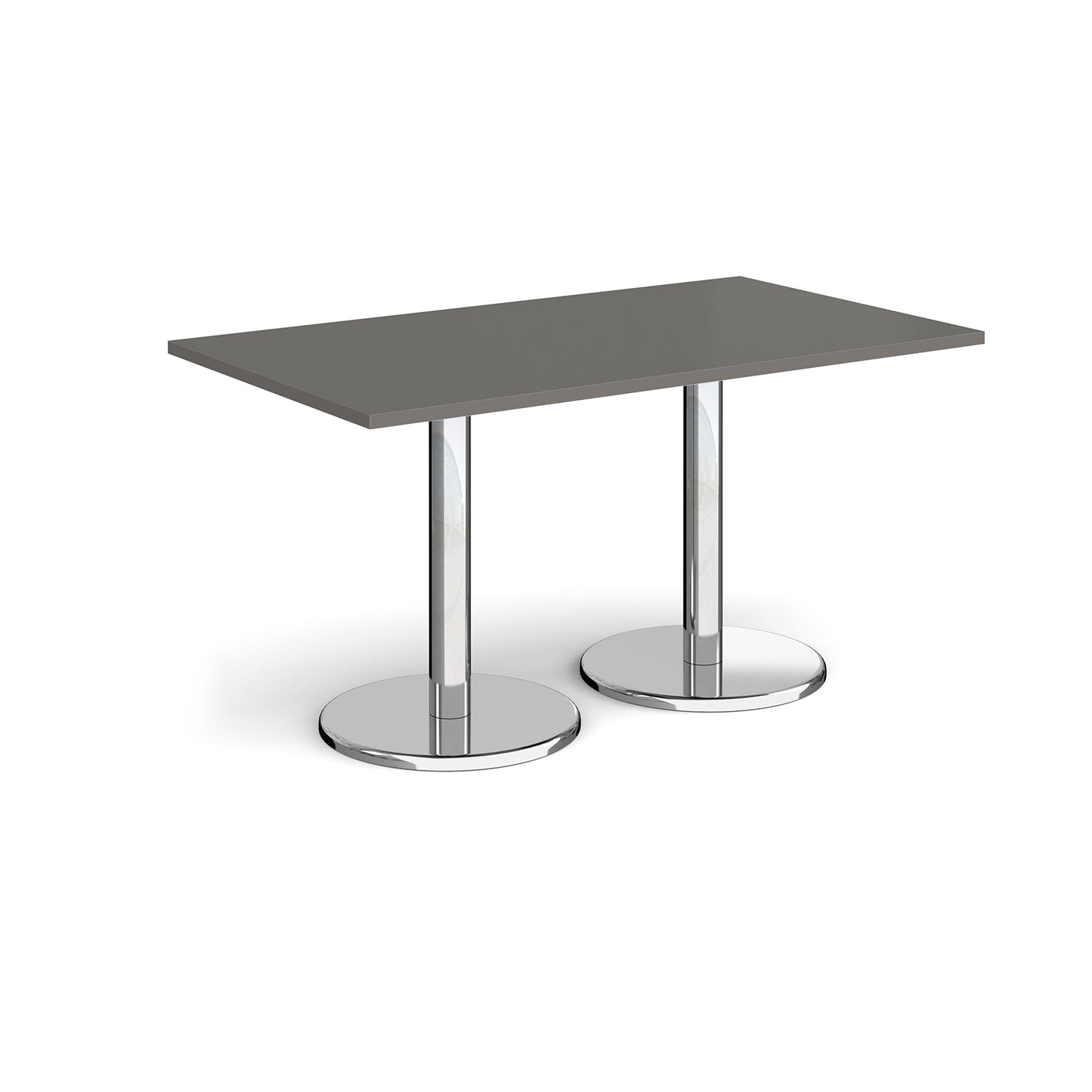 Pisa rectangular dining table with round bases - PDR1400-OG