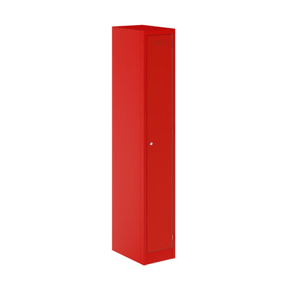 Primary Locker|1 Door|2000x300x450|Cardinal Red