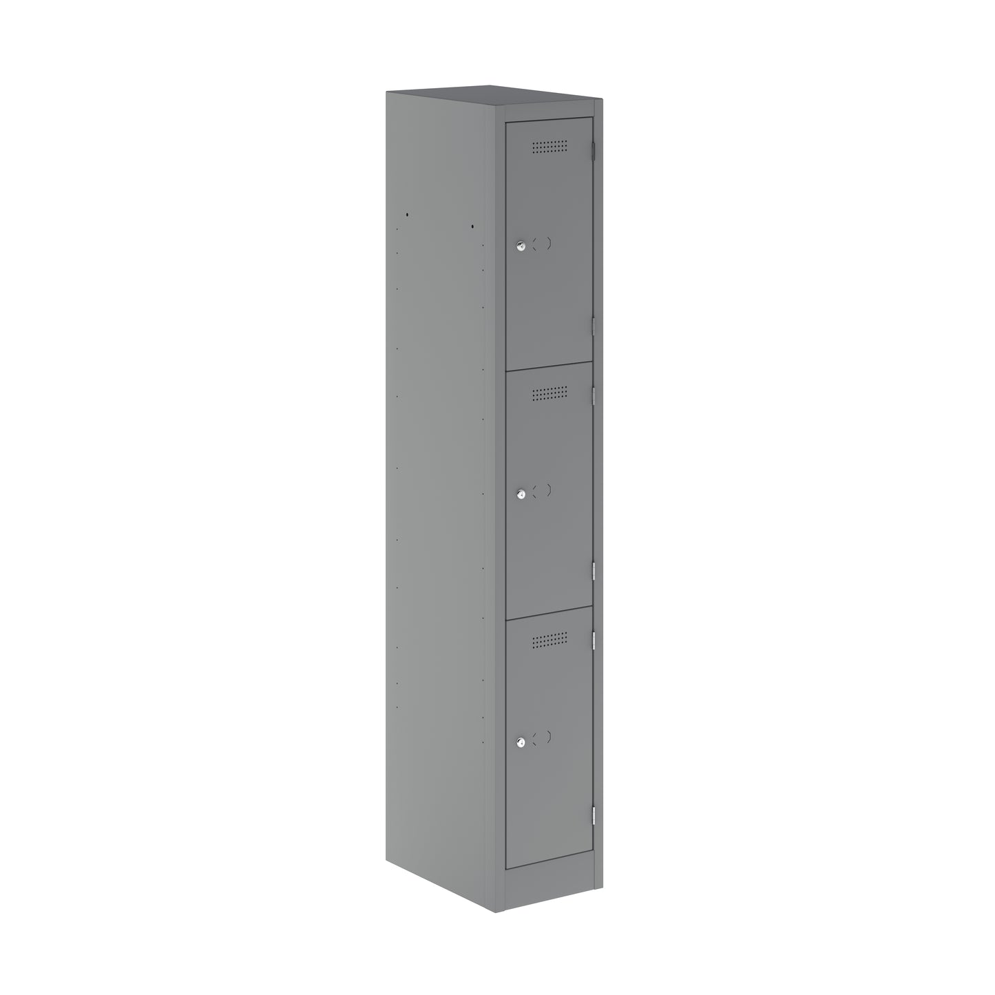 Primary Locker|3 Door|2000x300x450|Silver