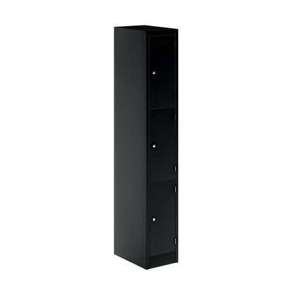 Primary Locker|3 Door|2000x300x450|Black
