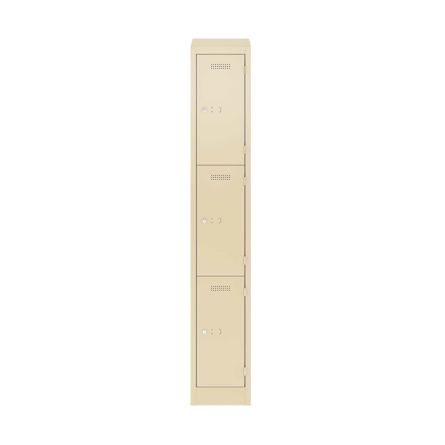 Primary 3 Door Single Locker Column