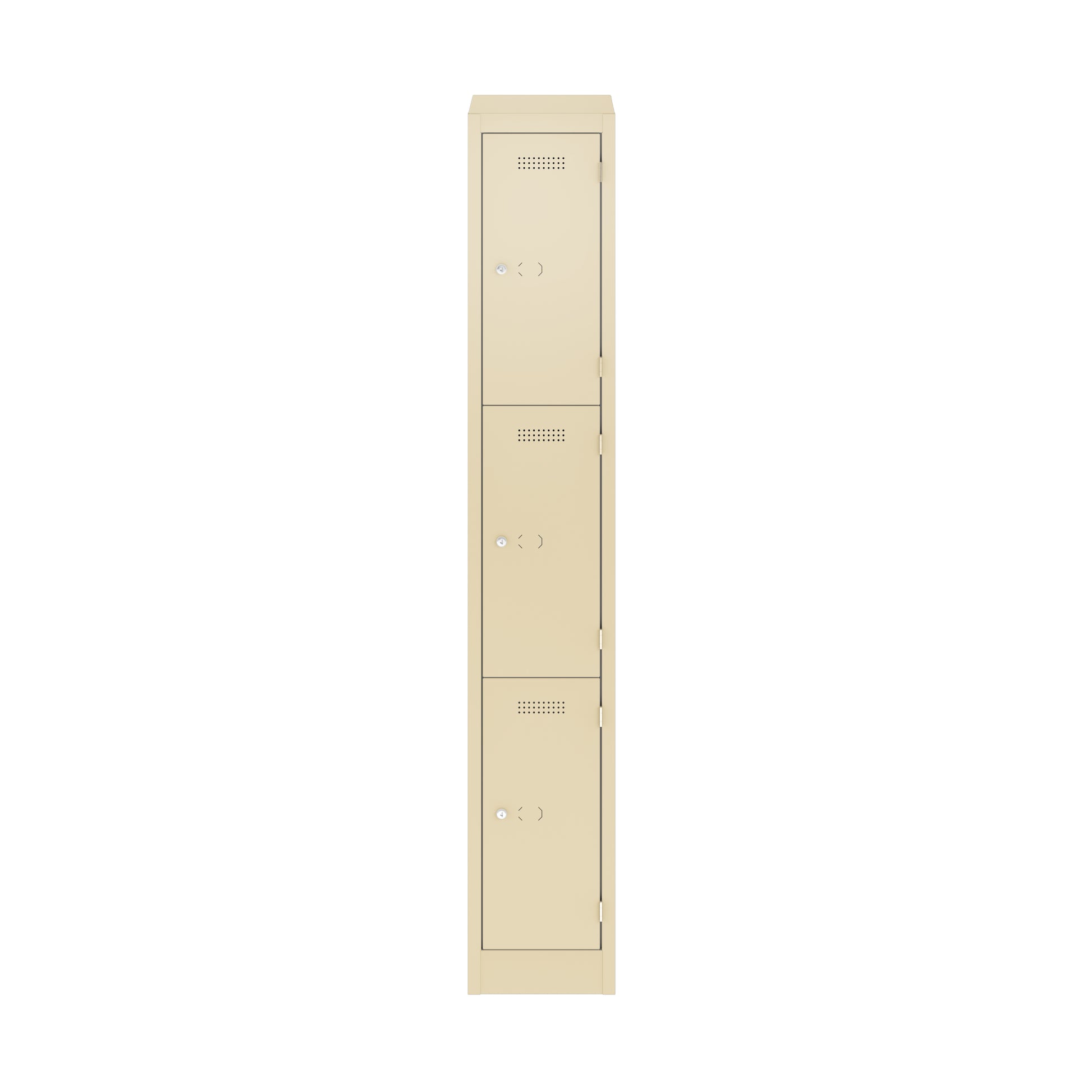 Primary 3 Door Single Locker Column
