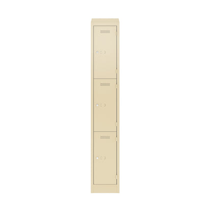 Primary 3 Door Single Locker Column