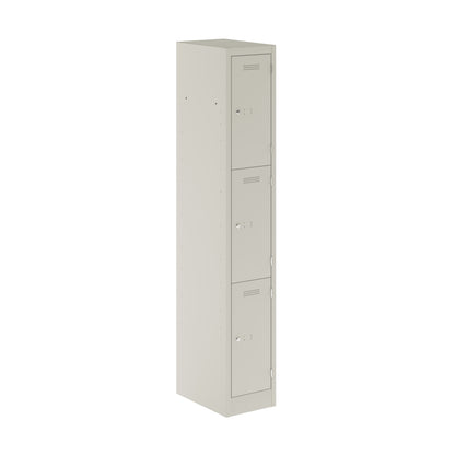 Primary Locker|3 Door|2000x300x450|Light Grey