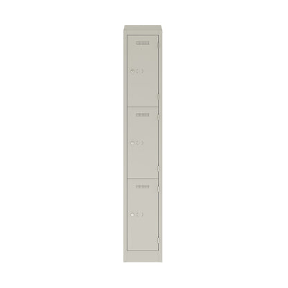Primary 3 Door Single Locker Column