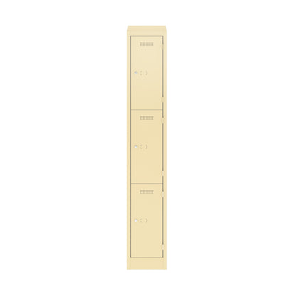 Primary 3 Door Single Locker Column