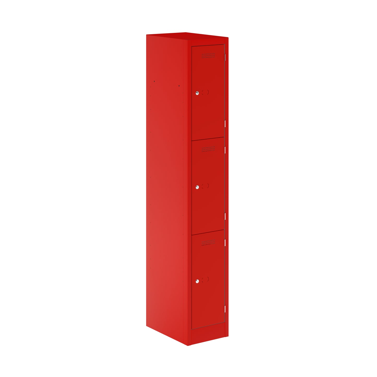 Primary Locker|3 Door|2000x300x450|Cardinal Red