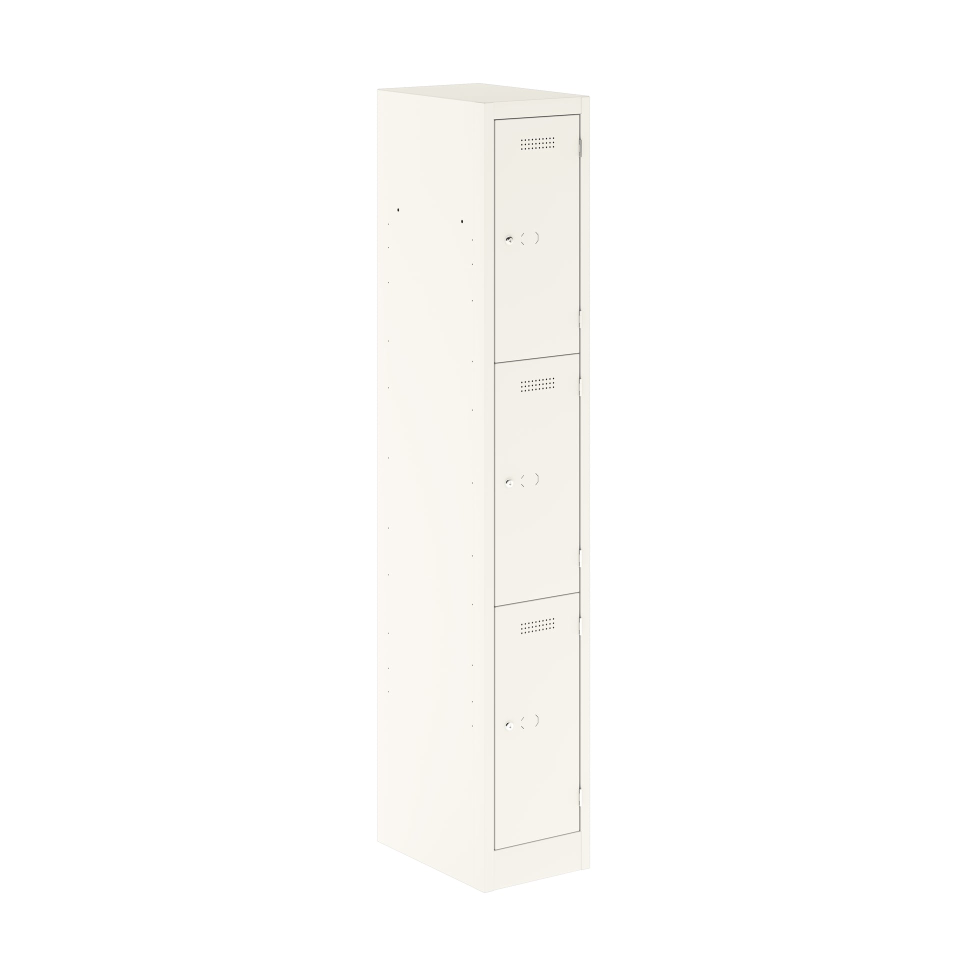Primary Locker|3 Door|2000x300x450|Traffic White