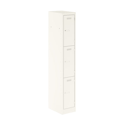 Primary Locker|3 Door|2000x300x450|Traffic White