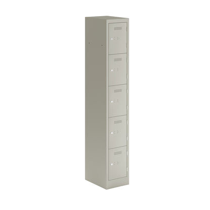Primary Locker|5 Door|2000x300x450|Goose Grey