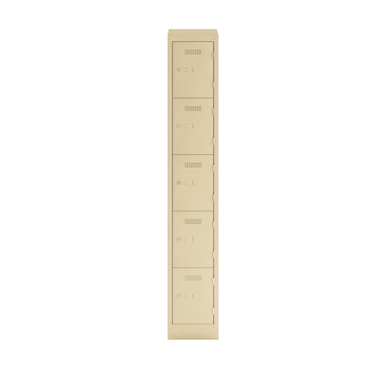 Primary 5 Door Single Locker Column
