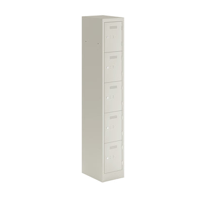Primary Locker|5 Door|2000x300x450|Light Grey