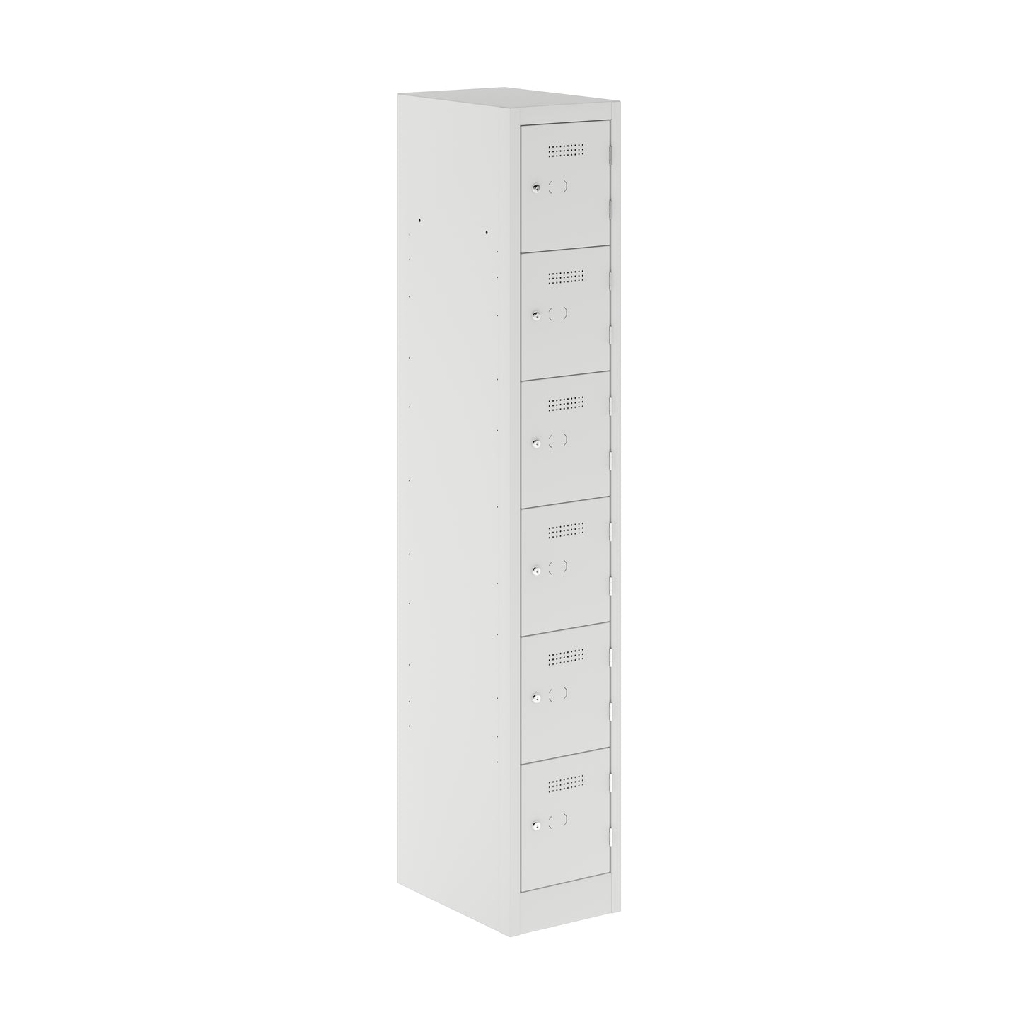 Primary Locker|6 Door|2000x300x450|Light Grey
