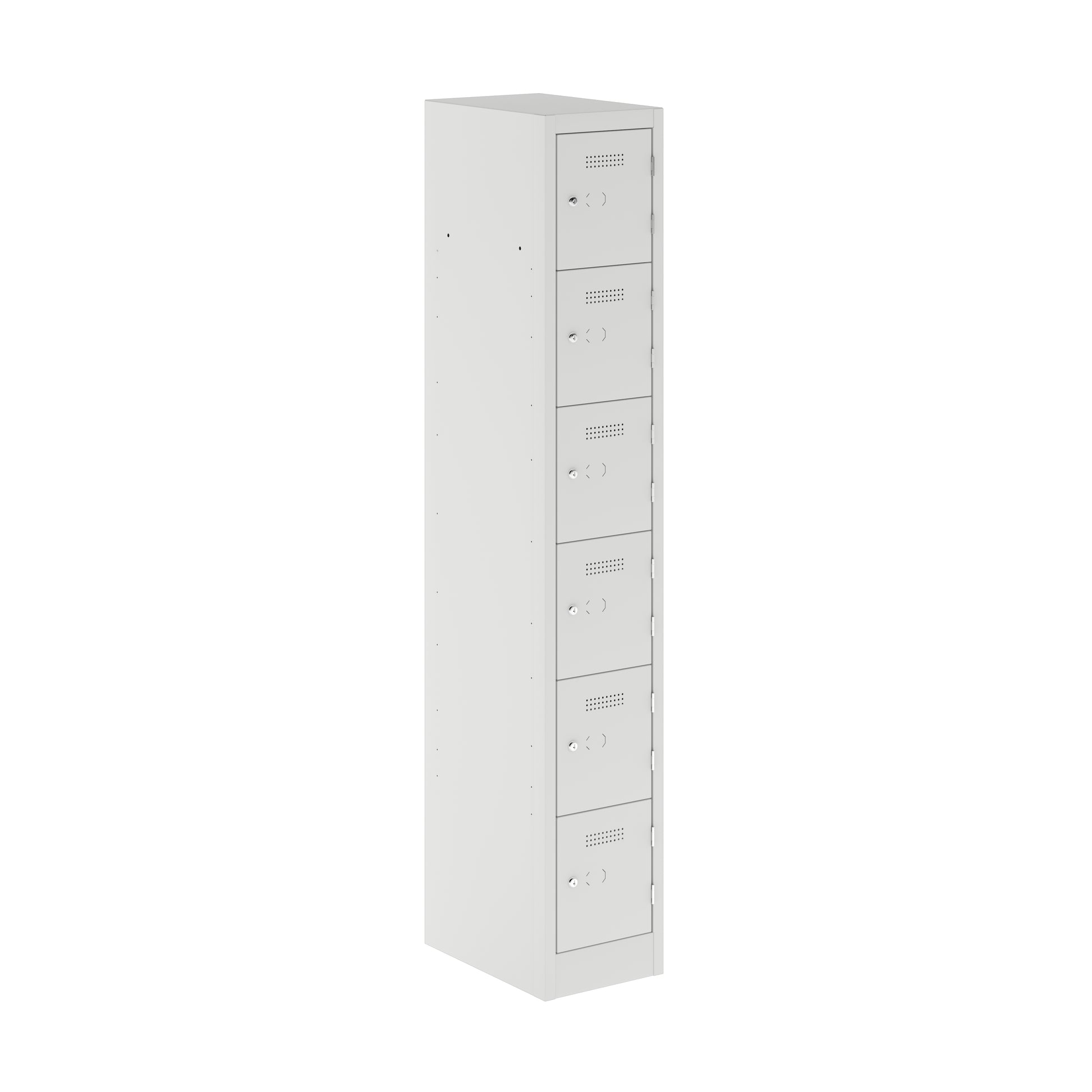 Primary Locker|6 Door|2000x300x450|Light Grey