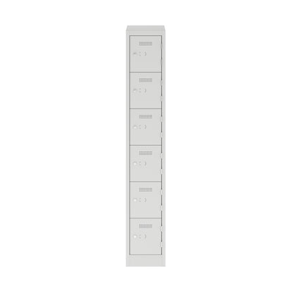 Primary 6 Door Single Locker Column