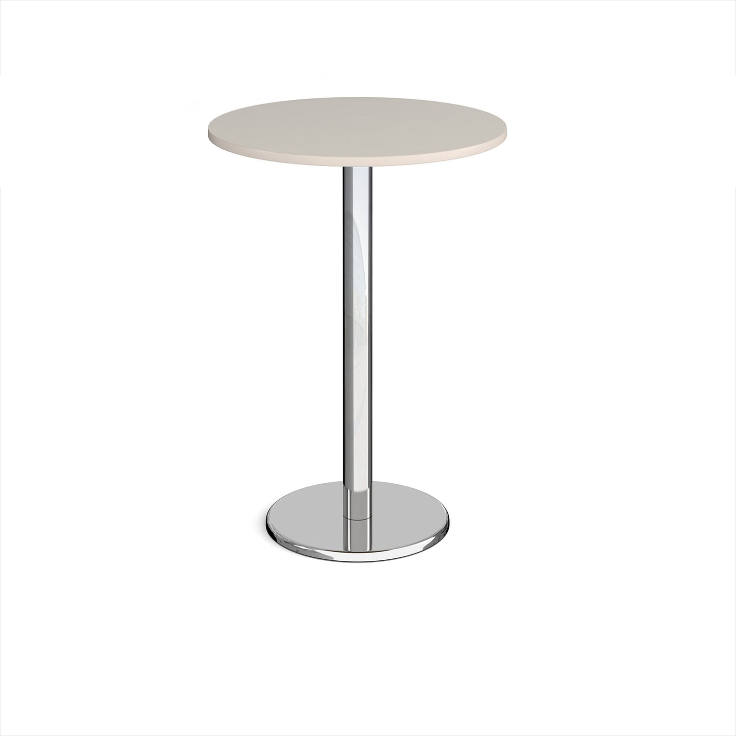 Pisa circular poseur table with round base - PPC800-LG