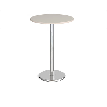 Pisa circular poseur table with round base - PPC800-LG