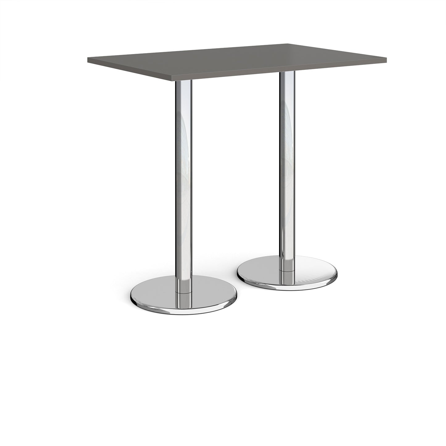 Pisa rectangular poseur table with round bases - PPR1200-OG