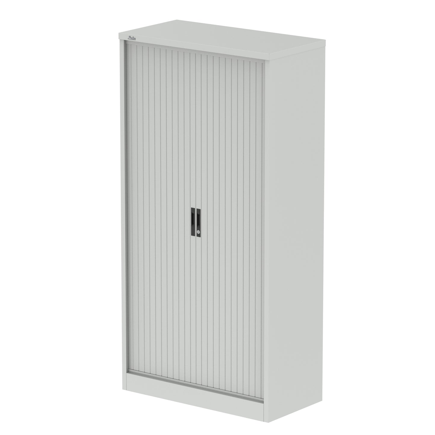 Qube Side Tambour Cupboard With Shelves