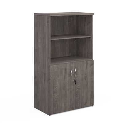 Universal Office Combination Unit with Glass Upper Doors or open & Lockable Storage