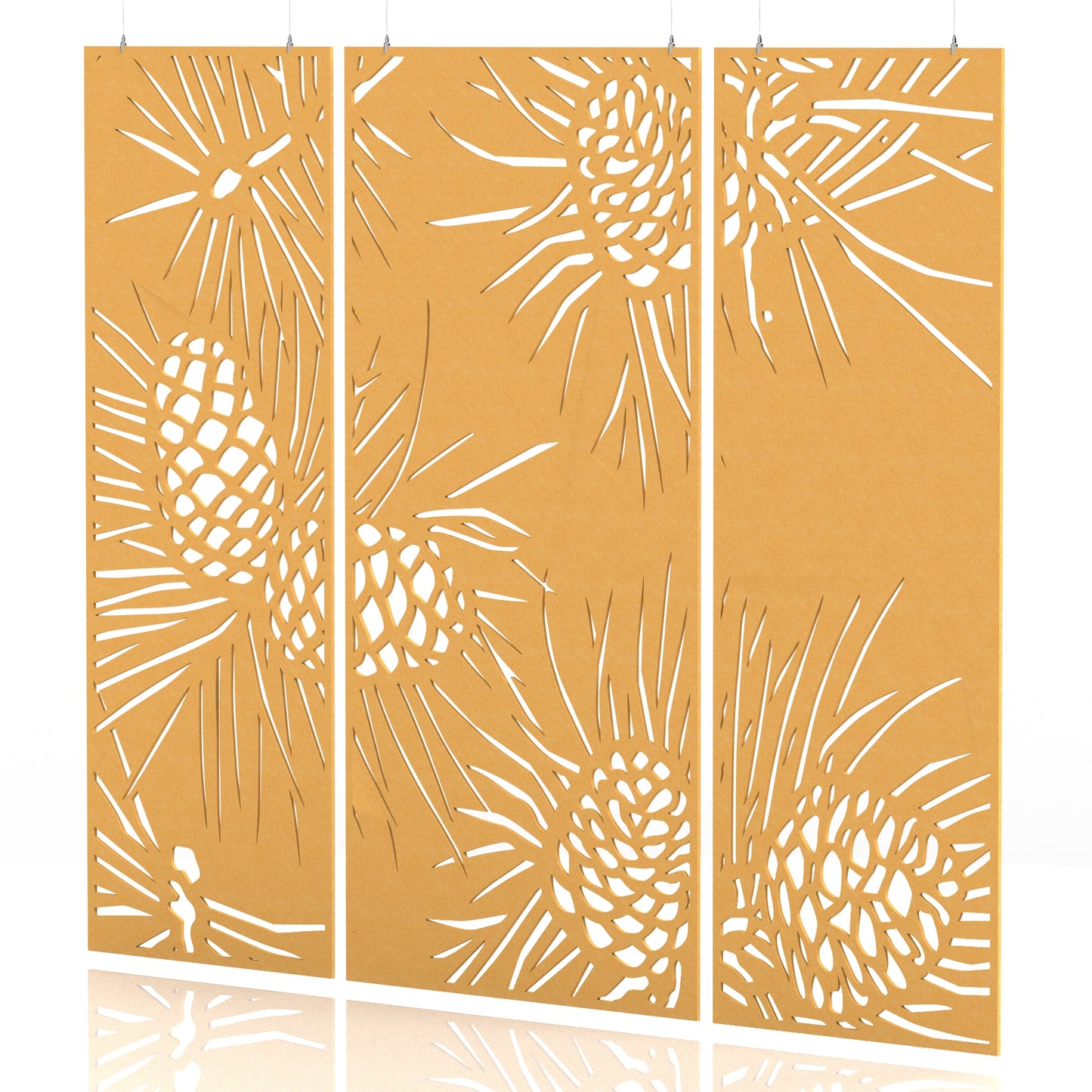 Sch! Acoustic Wall and Hanging Screens (3 Panels)