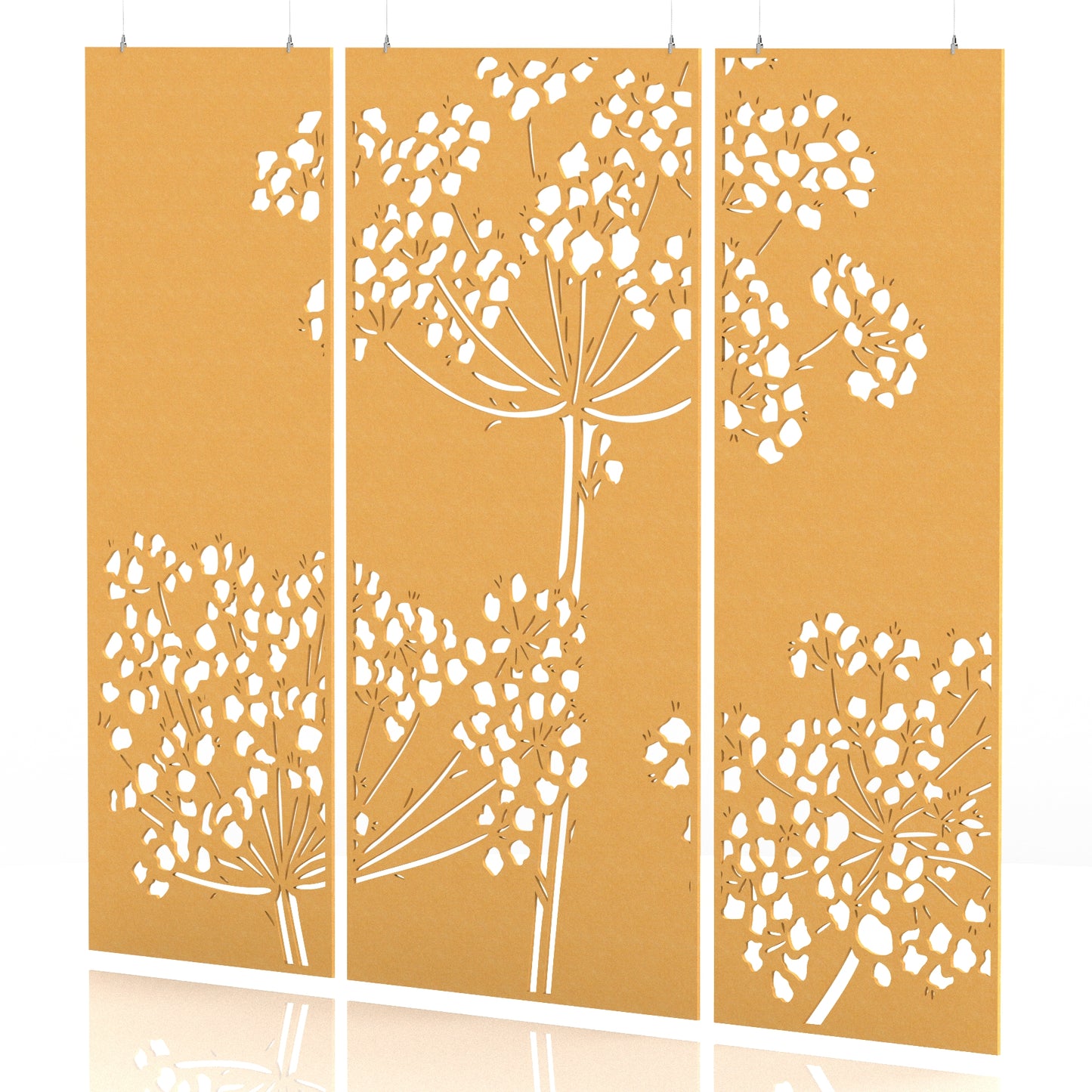 Sch! Acoustic Wall and Hanging Screens (3 Panels)