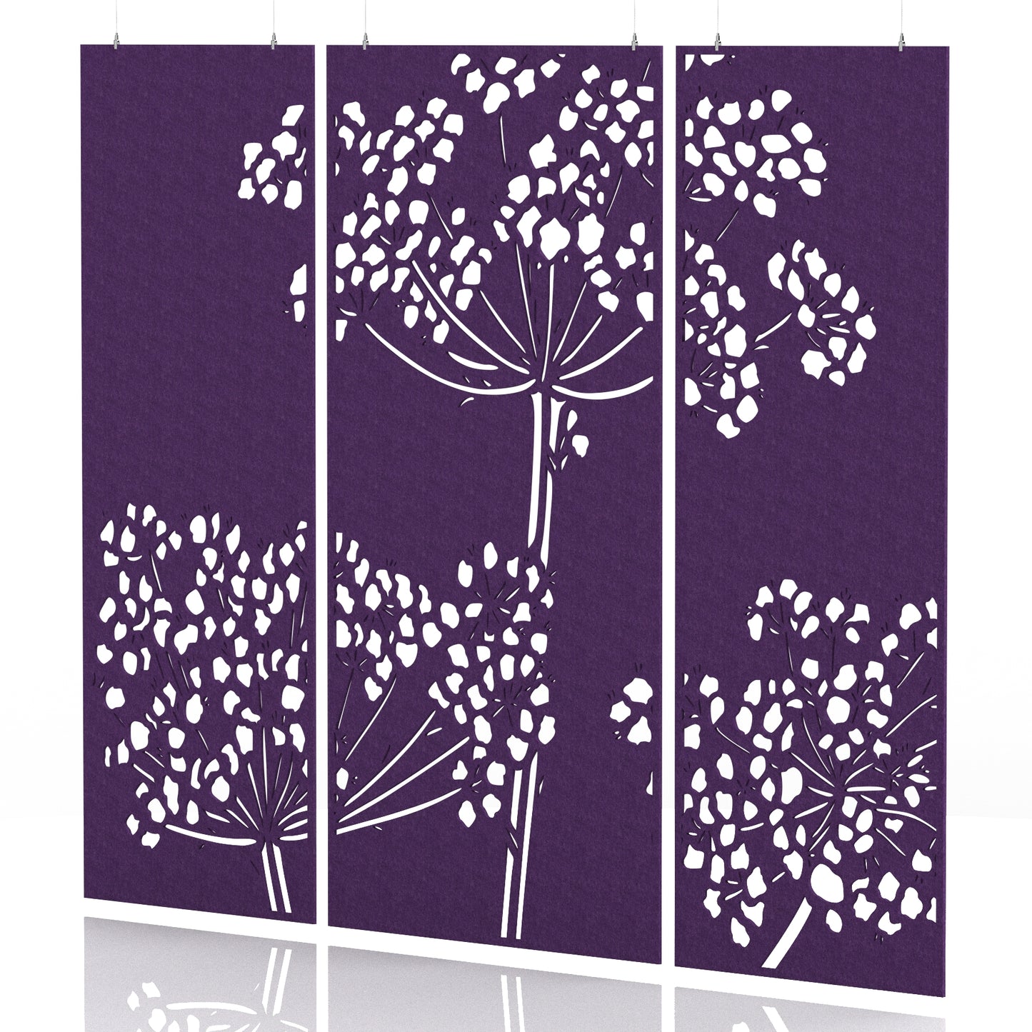 Sch! Acoustic Wall and Hanging Screens (3 Panels)