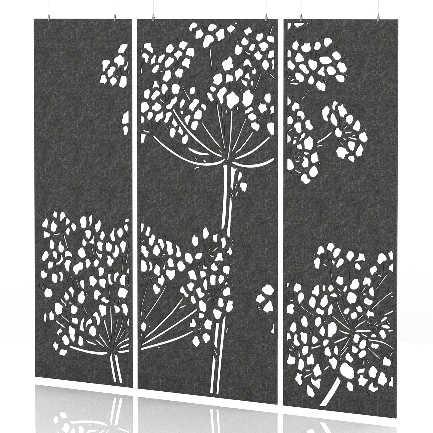 Sch! Acoustic Wall and Hanging Screens (3 Panels)