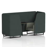 Brixworth Booth With Black Table In Two Tone (Part 1)