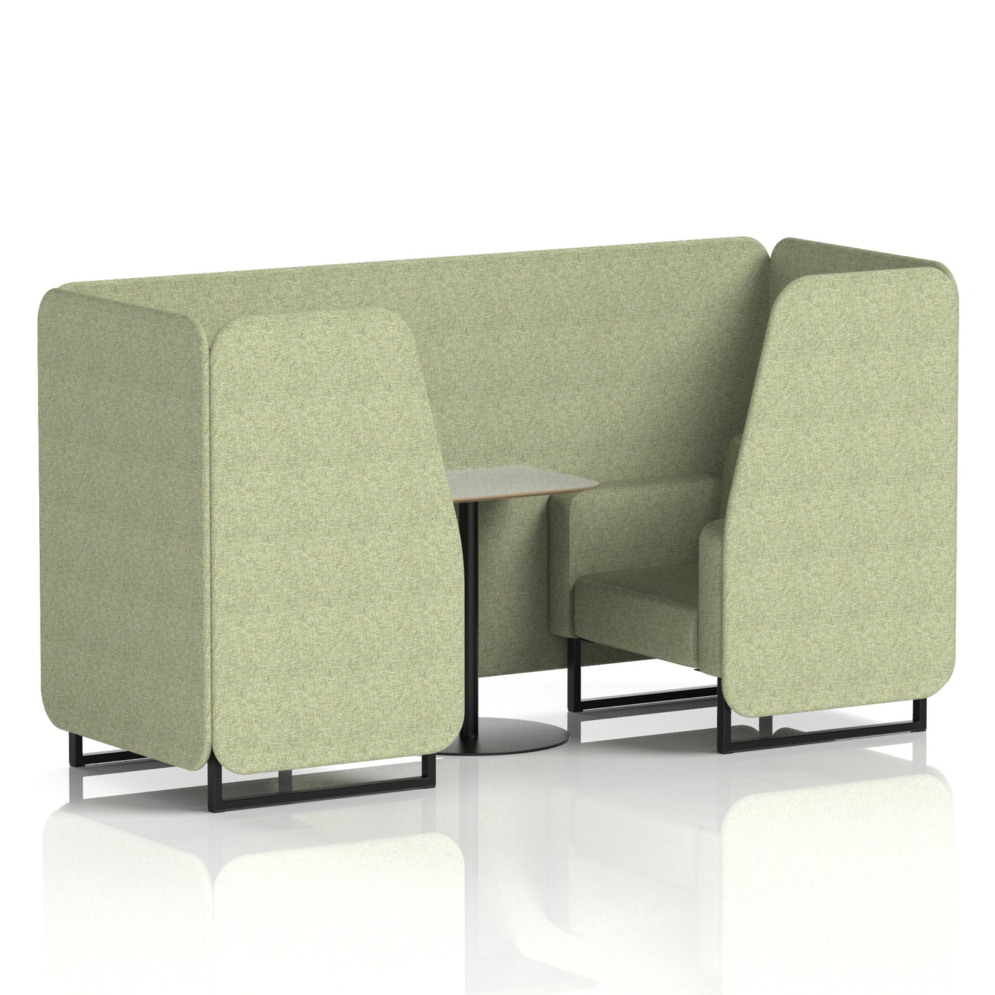 Brixworth Booth With Grey Table In Single Tone (Part 1)