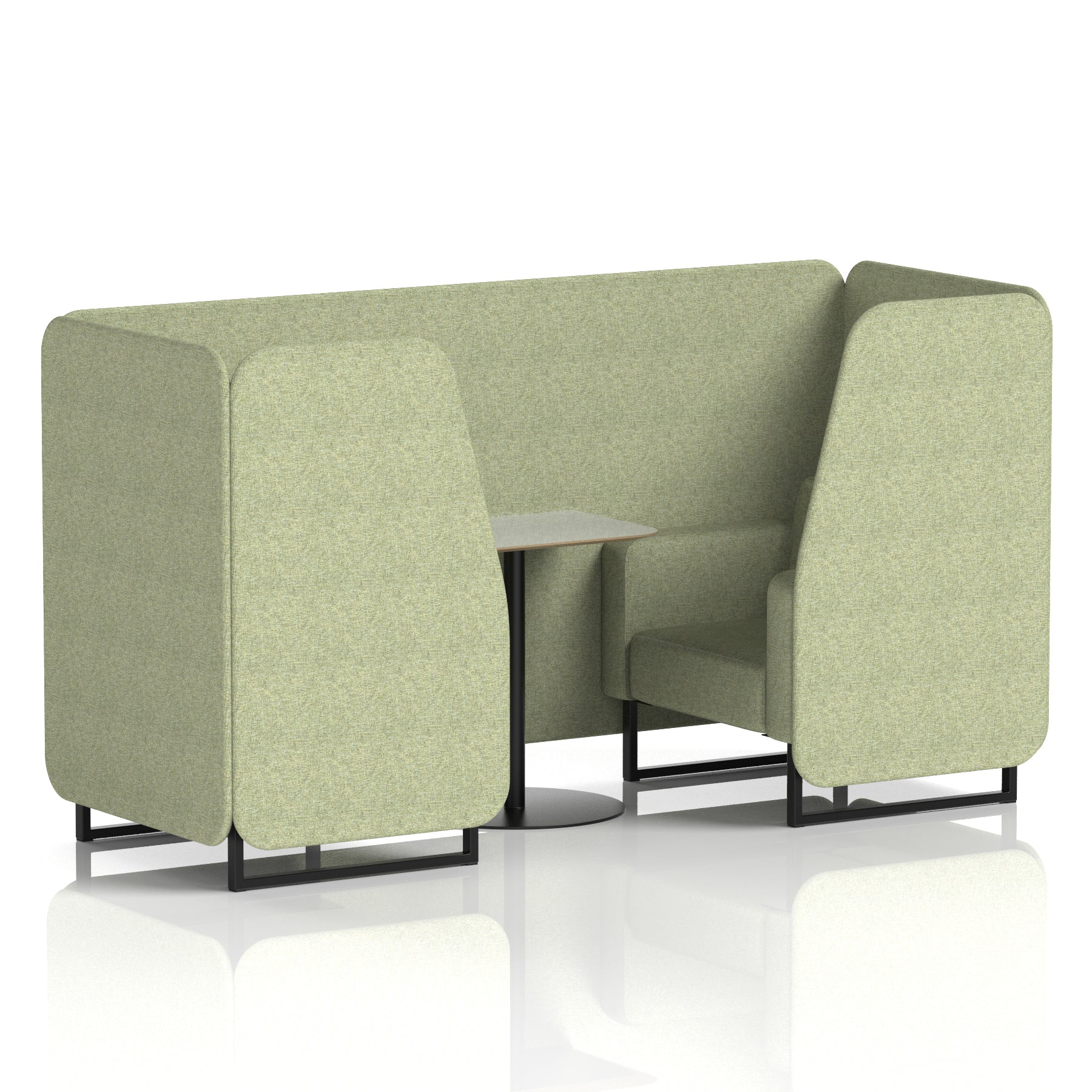 Brixworth Booth With Grey Table In Single Tone (Part 1)