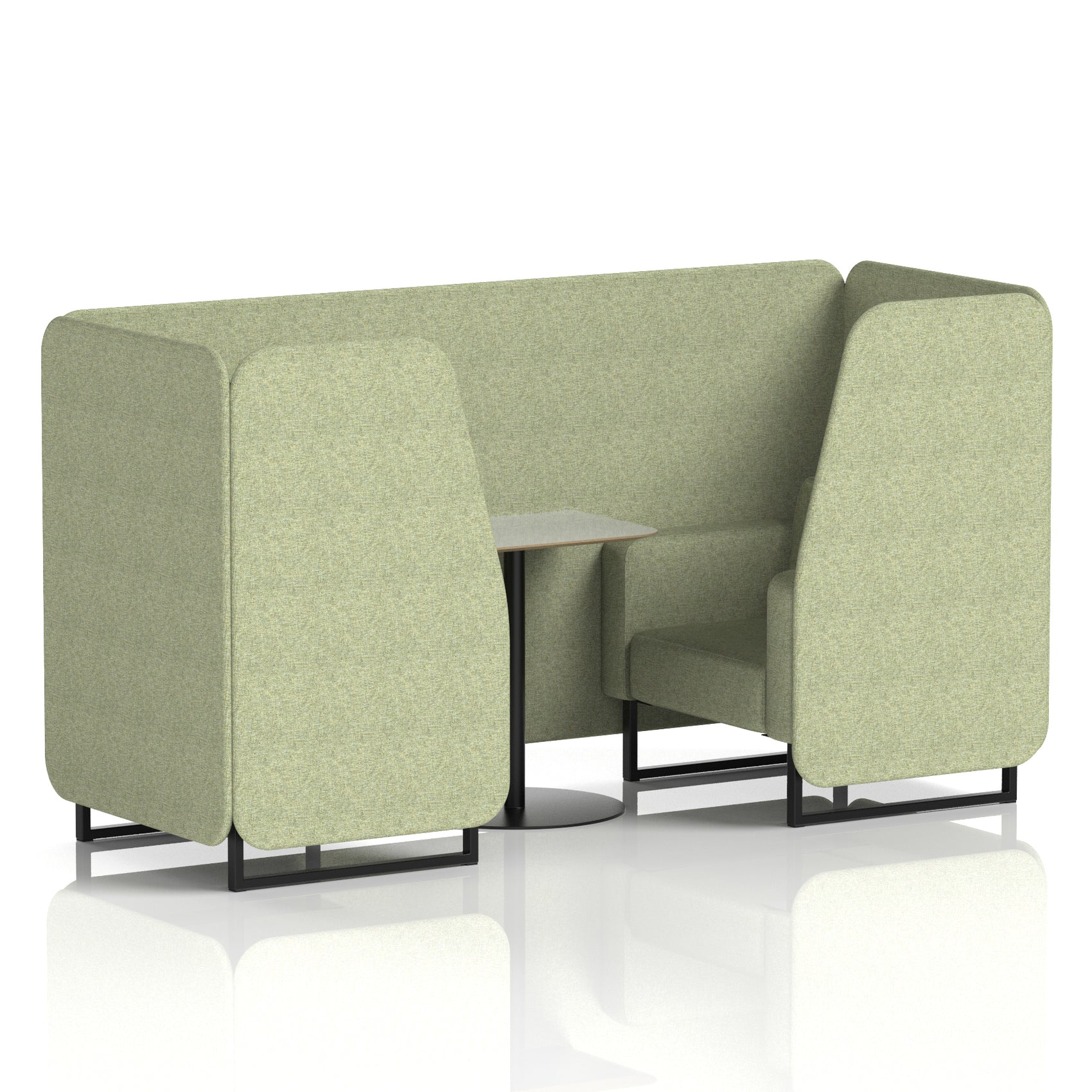 Brixworth Booth With Grey Table In Single Tone (Part 1)