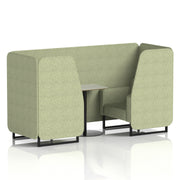 Brixworth Booth With Grey Table In Single Tone (Part 1)