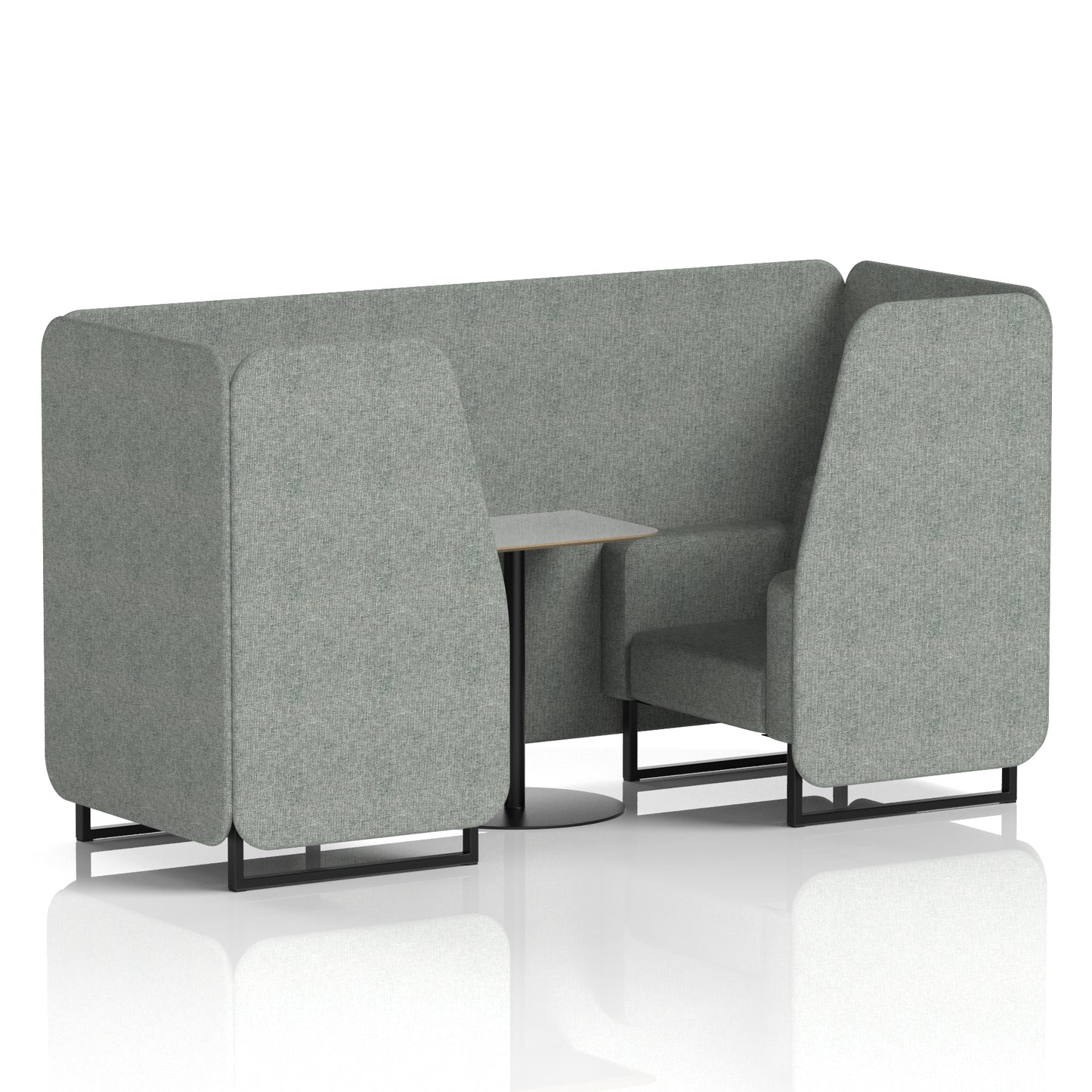 Brixworth Booth With Grey Table In Single Tone (Part 1)