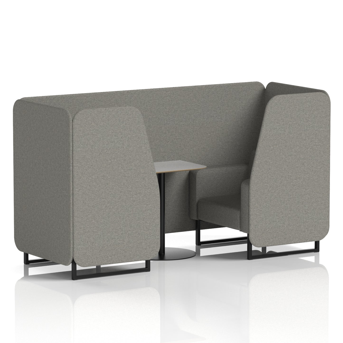 Brixworth Booth With Grey Table In Single Tone (Part 1)