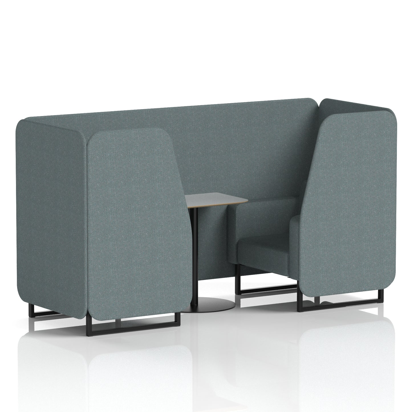 Brixworth Booth With Grey Table In Single Tone (Part 1)