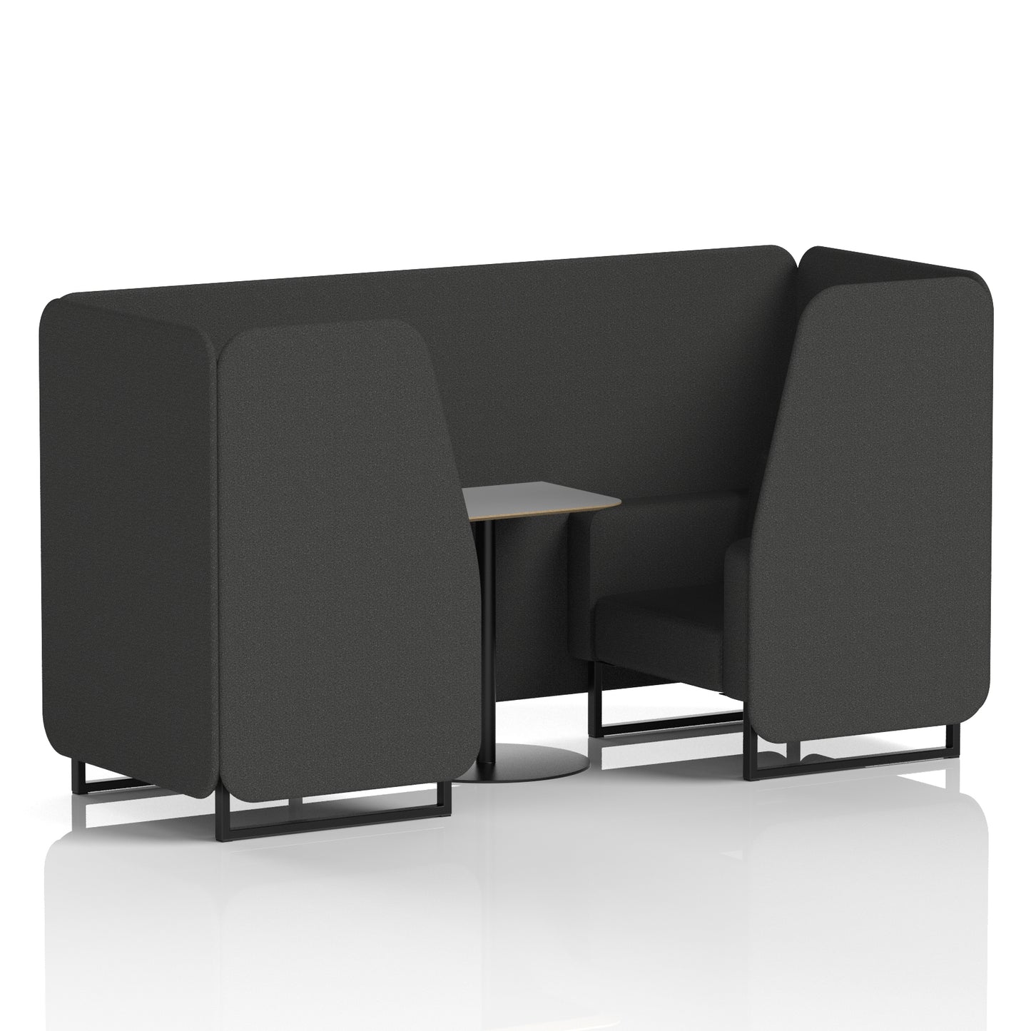Brixworth Booth With Grey Table In Single Tone (Part 1)