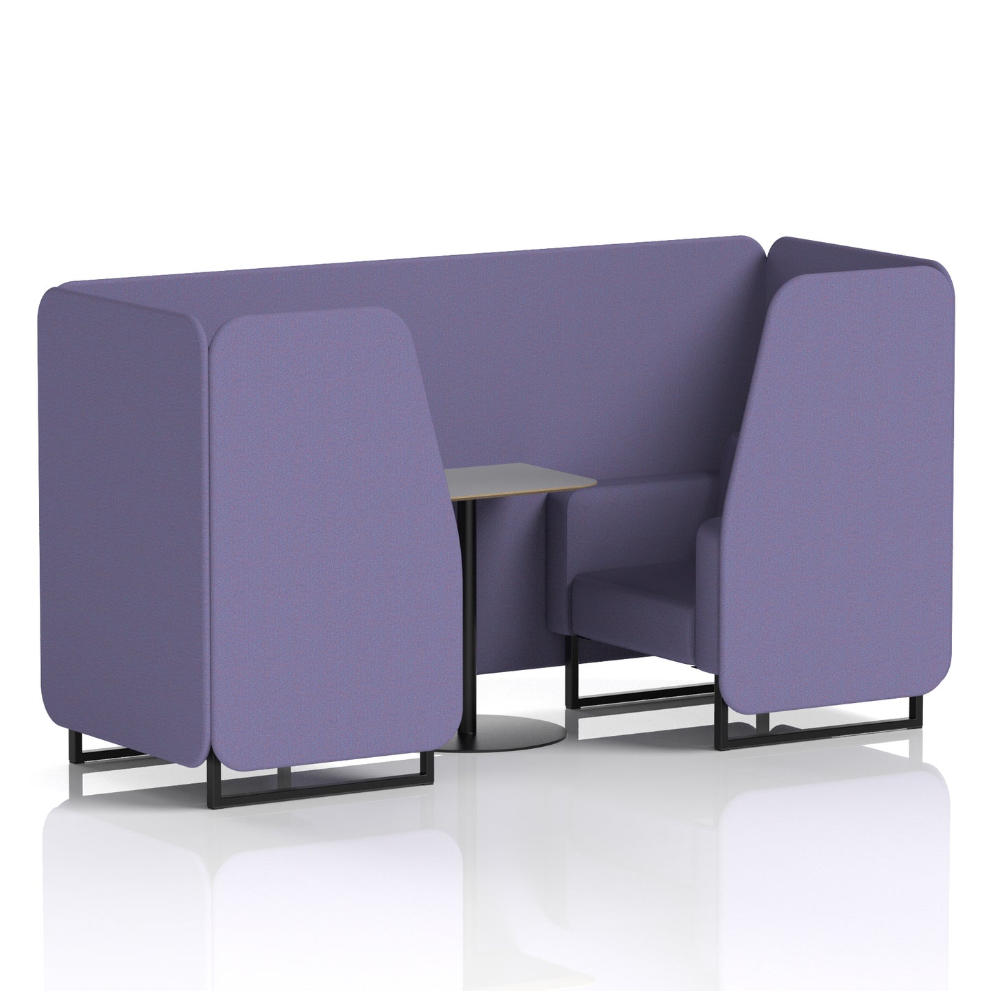 Brixworth Booth With Grey Table In Single Tone (Part 1)